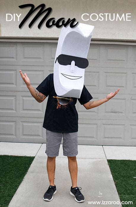 diy moon costume for adults|diy moonhead costume.